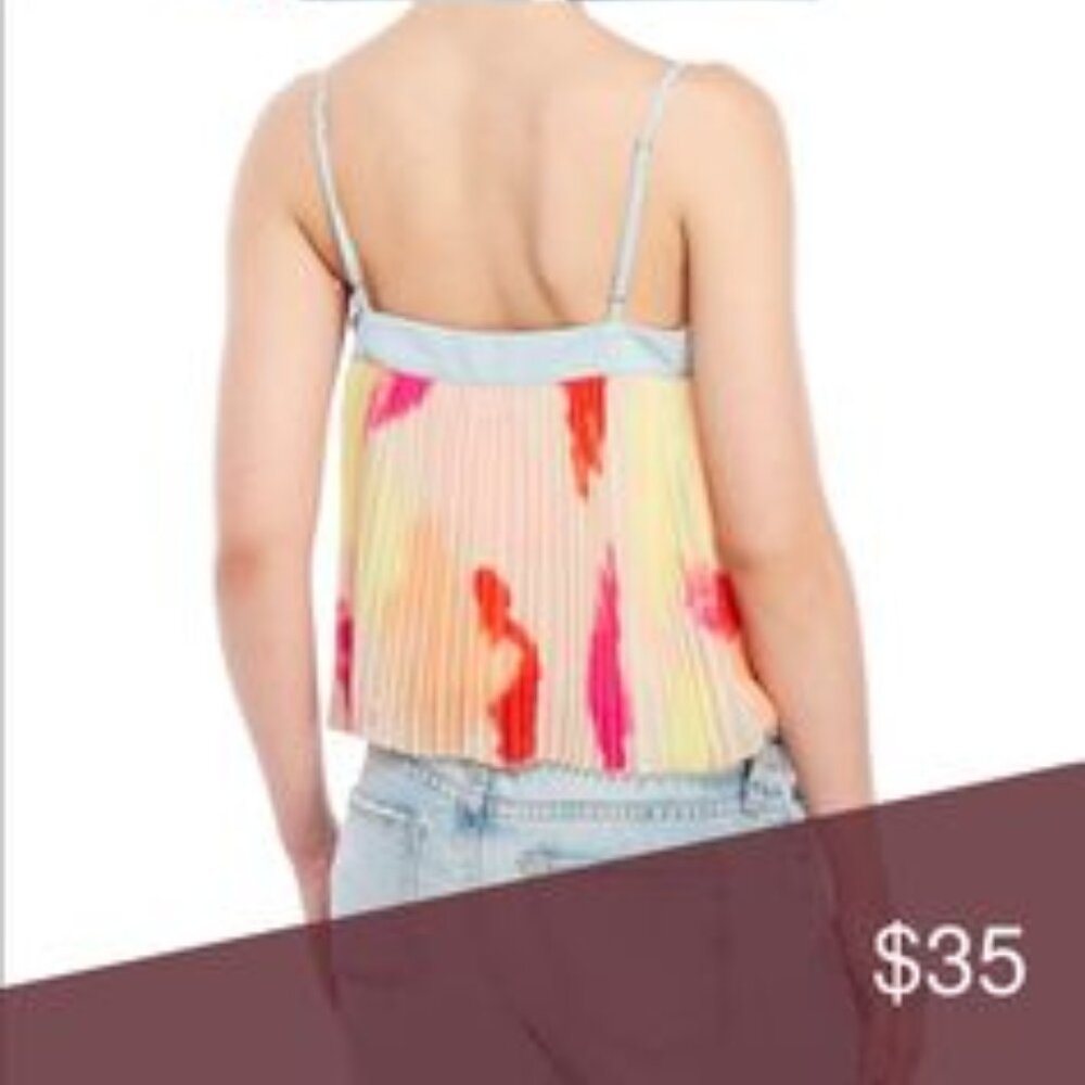 1. State Watercolor Camisole Top - Picture 3 of 12